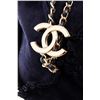 Image 5 : Chanel Navy Blue Suede Fringed CC Drawstring Bucket Bag