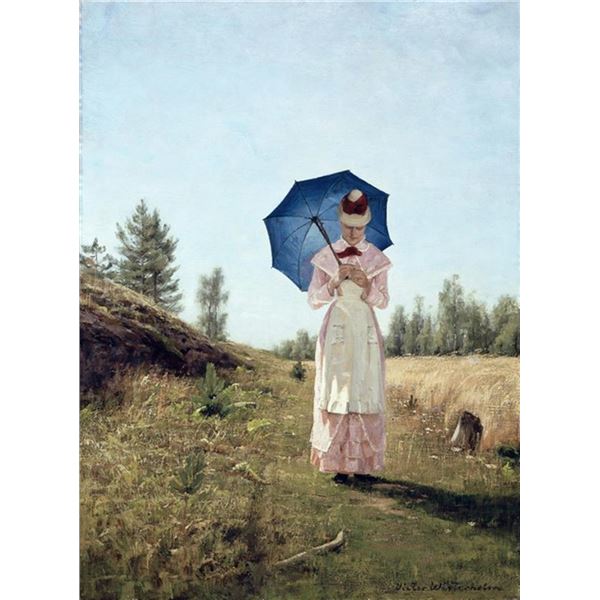 Westerholm - Victor Nainen Paivanvarjoineen