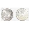 Image 2 : 2-1997 BU AMERICAN SILVER EAGLES