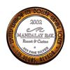 Image 2 : .999 Fine Silver Mandalay Bay Las Vegas, Nevada $10 Limited Edition Gaming Token