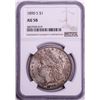 Image 1 : 1890-S $1 Morgan Silver Dollar Coin NGC AU58
