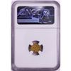 Image 2 : AH1007-08 Shaybanid 1/12 Mohur Gov. in Name of Humayun Badakhshan Gold Coin NGC AU55
