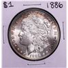 Image 1 : 1886 $1 Morgan Silver Dollar Coin