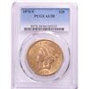 Image 1 : 1876-S $20 Liberty Head Double Eagle Gold Coin PCGS AU58