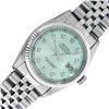 Image 2 : Rolex Men's Stainless Steel Ice Blue Diamond Datejust Wristwatch