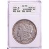 Image 1 : 1901 VAM-17 DBL Ear Double Olive Discovery PC $1 Morgan Silver Dollar Coin ANACS AU50
