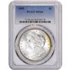 Image 2 : 1885 $1 Morgan Silver Dollar Coin PCGS MS66 Nice Toning