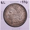 Image 1 : 1886 $1 Morgan Silver Dollar Coin