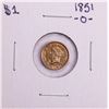 Image 1 : 1851-O $1 Liberty Head Gold Dollar Coin