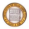 Image 1 : .999 Silver Slots A Fun Casino Las Vegas, NV $10 Limited Edition Casino Gaming Token