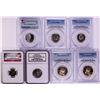 Image 1 : Lot of (7) Miscellaneous United States NGC & PCGS Graded Coins