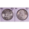 Image 1 : Lot of 1884-O & 1885-O $1 Morgan Silver Dollar Coins