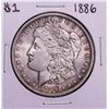 Image 1 : 1886 $1 Morgan Silver Dollar Coin