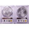 Image 2 : Lot of (2) 2021 Type 1 & 2 $1 American Silver Eagle Coins PCGS MS69