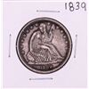 Image 1 : 1839 with Drapery Seated Liberty Half Dollar Coin