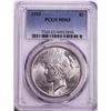 Image 1 : 1923 $1 Peace Silver Dollar Coin PCGS MS63