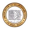 Image 2 : .999 Silver McCarran International Airport Las Vegas, NV $10 Limited Casino Token