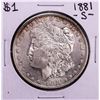 Image 1 : 1881-S $1 Morgan Silver Dollar Coin