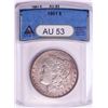 Image 1 : 1901 $1 Morgan Silver Dollar Coin ANACS AU53