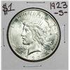 Image 1 : 1923-S $1 Peace Silver Dollar Coin