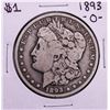 Image 1 : 1893-O $1 Morgan Silver Dollar Coin