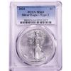 Image 1 : 2021 Type 2 $1 American Silver Eagle Coin PCGS MS69