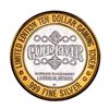 Image 2 : .999 Silver Gold River Laughlin, Nevada $10 Casino Limited Edition Gaming Token