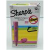 Image 1 : Sharpie Highlighters - PINK - 12 Count