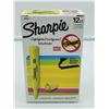 Image 1 : Sharpie Highlighters - YELLOW - 12 Count