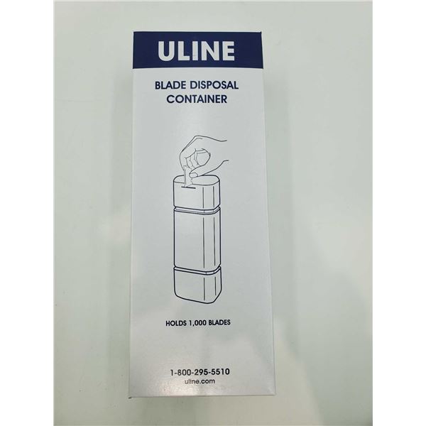 Uline Blade Disposal Container