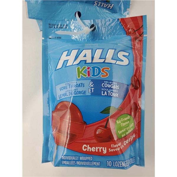 Halls Kids Sore Throat & Cough Suckers 3x10 Suckers
