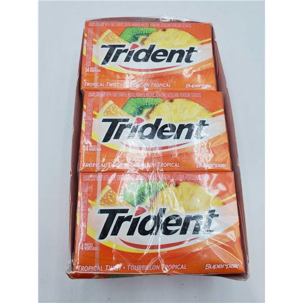 Trident Tropical Twist Bubble Gum 12x14 pieces