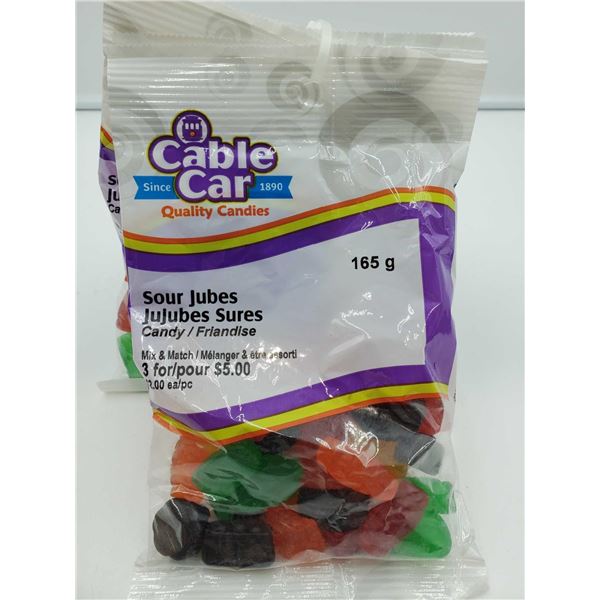 Cable Car Sour Jubes 6x165g