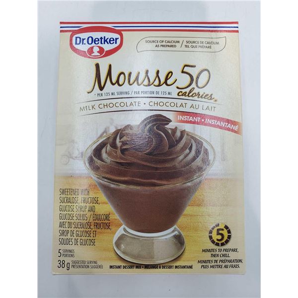 Dr. Oetker Mousse50 Milk Chocolate Pudding (6 x 38g)