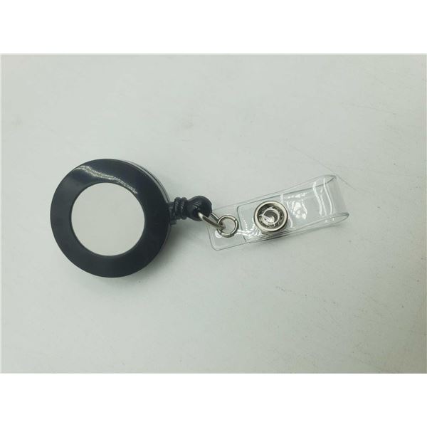 Badge Mates Retractable Clip On Badge/ID Clip Box of 25