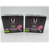 Image 1 : Kotex U click super unscented tampons lot of 2 x 16