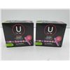 Image 1 : Kotex U click super unscented tampons lot of 2 x 16