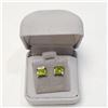 Image 2 : 14K Yellow Gold Peridot(3.3ct) Earrings, Made in Canada, Suggested Retail Value $400