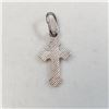 Image 4 : Silver Cross Shaped Necklace, Suggested Retail Value $100