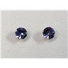 Image 1 : 10K Yellow Gold Tanzanite(0.6ct) Earrings, Made in Canada, Suggested Retail Value $250