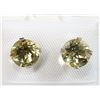 Image 1 : 10K White Gold Lemon Quartz(1.85ct) Earrings, Made in Canada, Suggested Retail Value $300