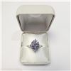 Image 2 : Silver Tanzanite(1.9ct) Ring (~Size 6.75)(Ring is resizable for $40), Suggested Retail Value $400