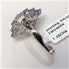Image 3 : Silver Tanzanite(1.9ct) Ring (~Size 6.75)(Ring is resizable for $40), Suggested Retail Value $400