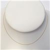 Image 1 : 10K Yellow Gold Chain (~length 18 inches) (~weight 0.45g), Suggested Retail Value $150