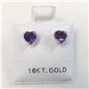 Image 3 : Silver Amethyst(0.8ct) Earrings, Suggested Retail Value $150