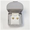 Image 3 : 14K Yellow Gold Screwback Earrings, Made in Canada, Suggested Retail Value $200