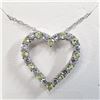 Image 1 : Silver Natural Peridot Necklace (~length 18 inches), Suggested Retail Value $160