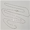 Image 2 : Silver Necklace (~length 30 inches) (~weight 5g), Made in Canada, Suggested Retail Value $120