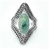Image 1 : Silver Turquoise(2.7ct) Hand Made Ring (~weight 7.5g)