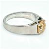 Image 2 : Silver Moissanite(1.8ct) Rhodium Plated Ring (~weight 6.25g)